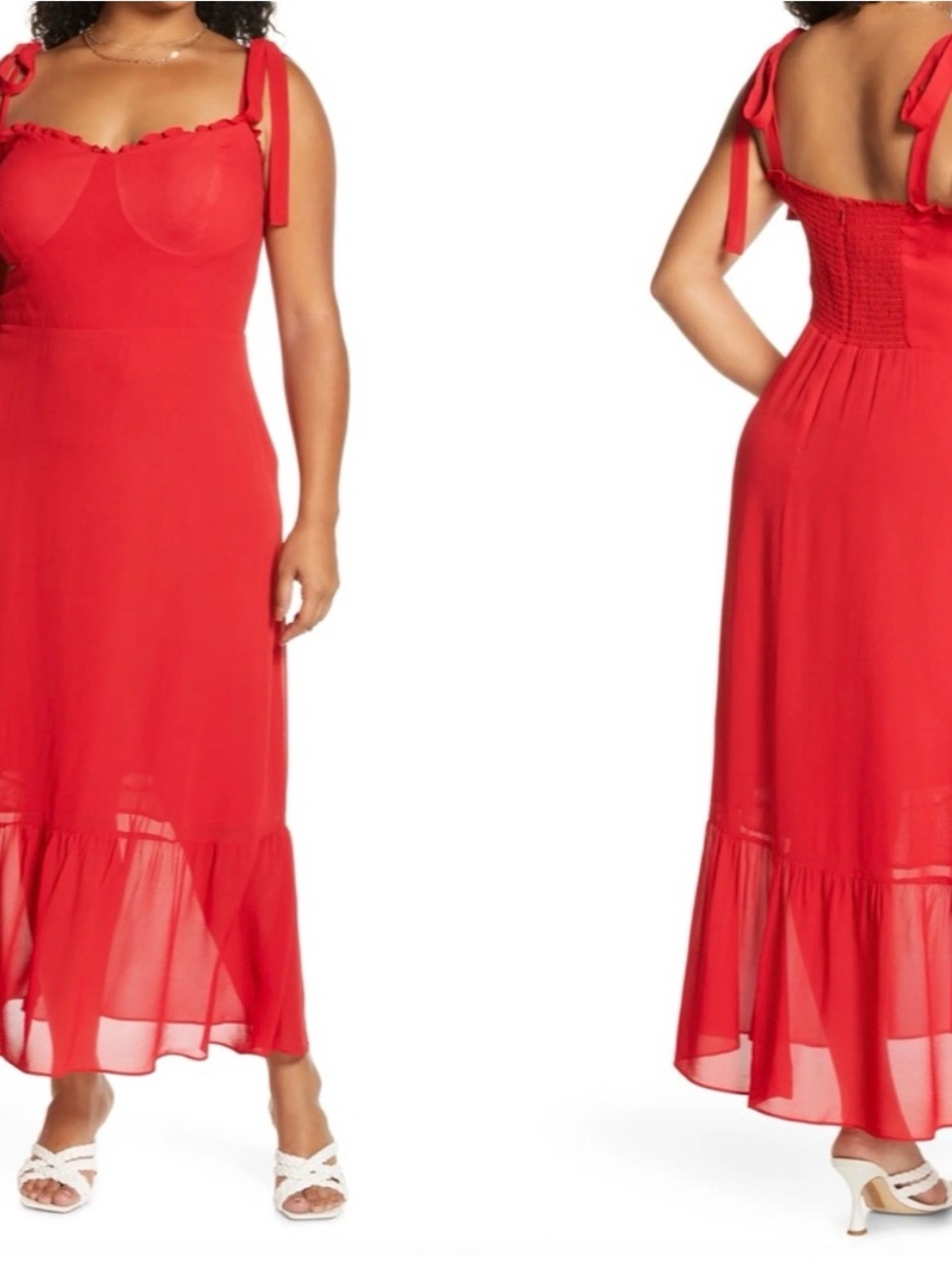 Reformation Nikita Dress Size 20 - Picture 2 of 5